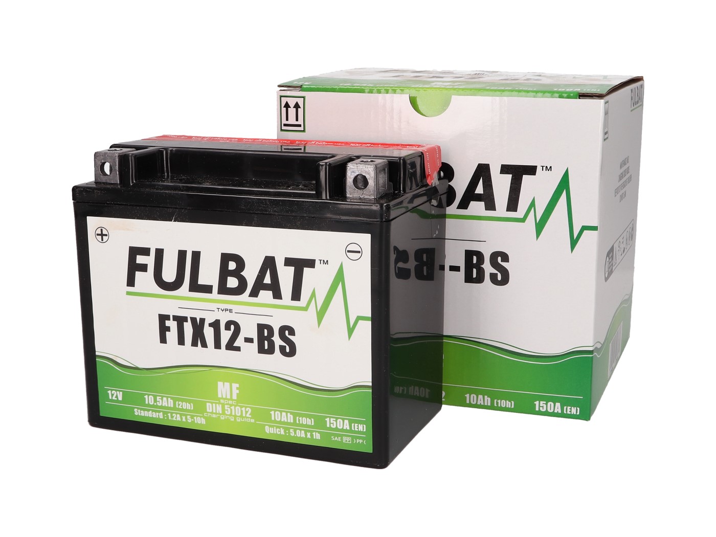 BATTERIE Gel-Batterie FTX12-BS 12V 10AH für Suzuki VZ 800 Marauder Typ  AF1112